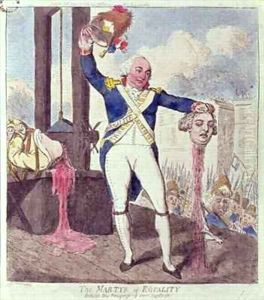 The Martyr of Equality Behold the Progress of our System by Isaac Cruikshank