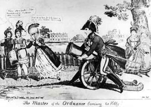 The Master of the Ordnance exercising his Hobby