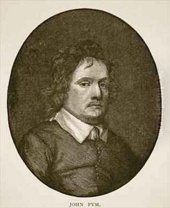 John Pym from a miniature by Samuel Cooper by Samuel Cooper
