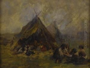 Camping Gypsies by Johann Larwin