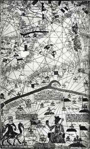 Detail from the Catalan Atlas 3 by Abraham Cresques