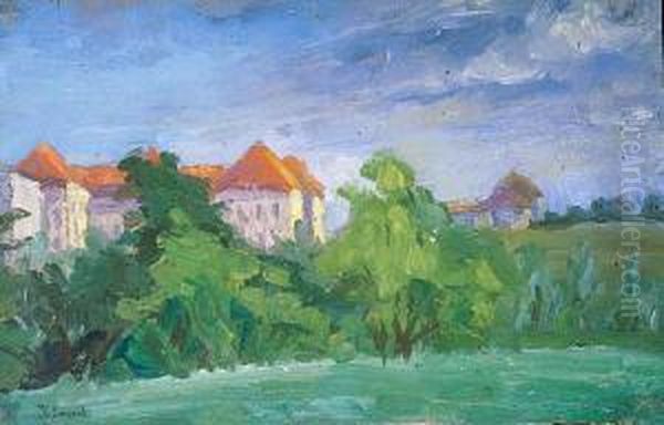 Pejzaz Z Zamkiem W Tle - view 1