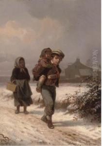 Homeward Bound by Louis Simon Lassalle