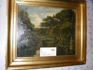 Lassen, Olja, Parken Till Clausholm, 20x26 by Aksel Martin Lassen