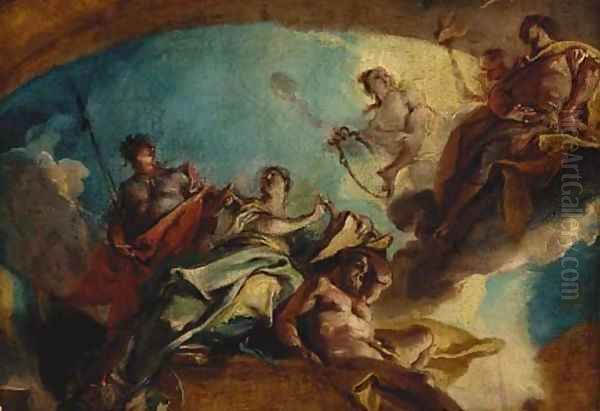 A hero before the muse of History - view 1