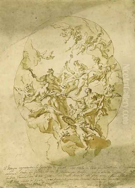 The marriage of Hebe and Hercules - view 1