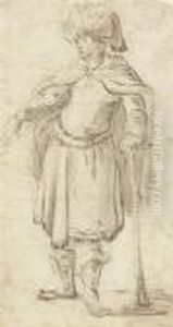 A Male Figure In Oriental Dress by Pieter Lastman