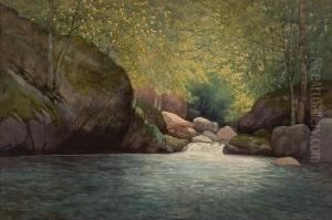 The Trout Pool by Lorenzo Palmer Latimer