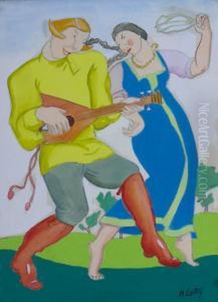 Couple De Danseurs - view 1