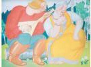 Les Amoureux by Michel Lattry