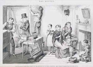 The Bottle Plate III by George Cruikshank I