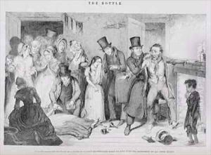 The Bottle Plate VII by George Cruikshank I