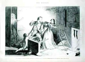 The Bottle Plate VI by George Cruikshank I