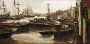 Among The Barges by Charles James Lauder