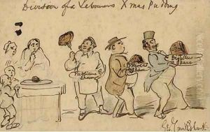 Division of a labourer's xmas pudding