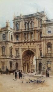 The Courtyard, Burlington House by Charles James Lauder