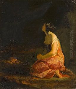 Hagar And Ishmael by Robert Scott Lauder