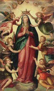 The Assumption of the Virgin by Hendrick De Clerck