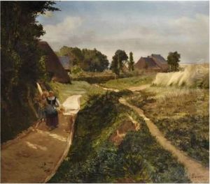 Le Retour Des Champs by Georges Laugee