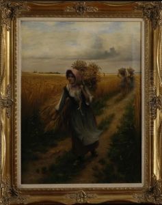 Bringing In The Harvest by Georges Laugee