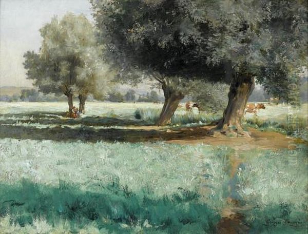 Sommerlandschaft Mit Kuhen - view 1