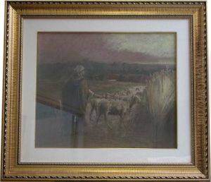 Le Retour Des Moutons by Georges Laugee