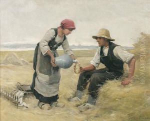 La Pause by Georges Laugee