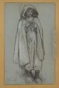 Bergere Tricotant by Georges Laugee