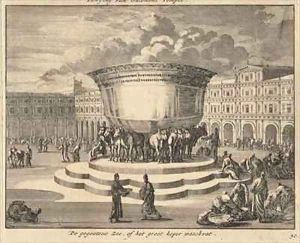 Detail from Jerusalem Four Views of the Temple by Johannes and Mortier, Cornelis Covens