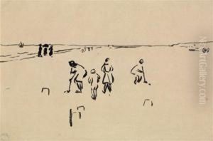 Le Croquet Sur La Plage En Algerie