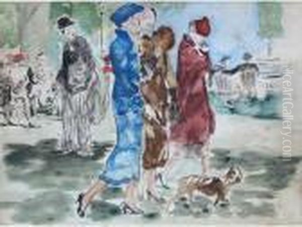 Elegantes Se Promenant - view 1
