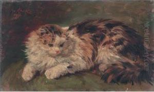 Chat Couche by Yvonne Marie, Yo Laur