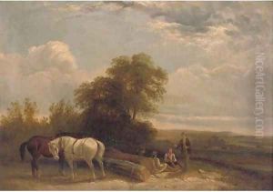 The logger's lunch by George Snr Cole
