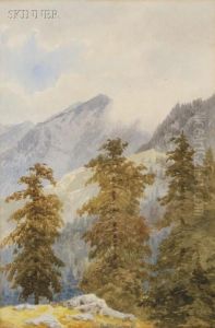 Mountain View, Possibly Mt. Mckinley, Alaska by Sidney Laurence