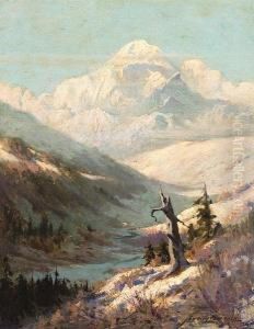 A View Of Mount Mckinley by Sidney Laurence