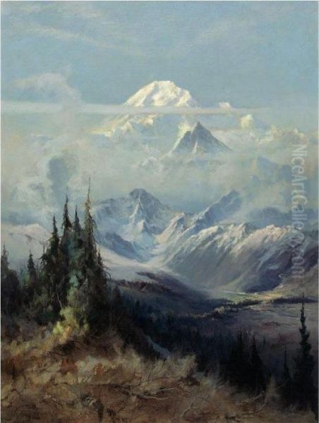 Mount Mckinley In Mist - view 1