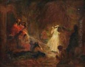 Scene De Harem by Jean-Paul Laurens