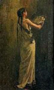 Etude Pour Une Scene Merovingienne by Jean-Paul Laurens