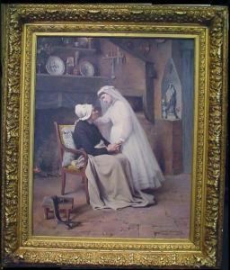 First Communion by Henri Laurent-Desrousseaux