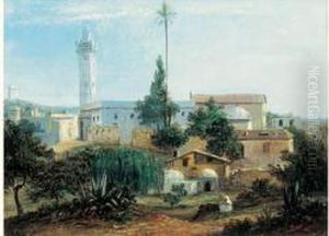 Vue De La Mosquee De Colea. by Emmanuel Joseph Lauret