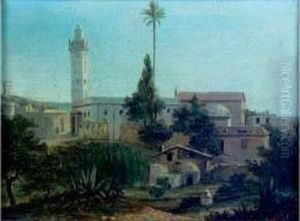 Village Oriental by Emmanuel Joseph Lauret