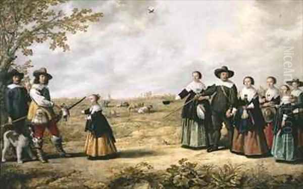 Portrait of Family in a Landscape - view 1