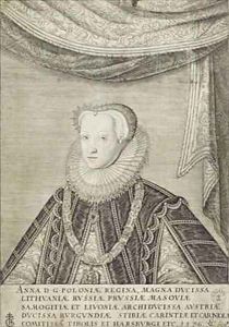 Anna Habsburg 1573-98 Queen of Poland by Lambert Cornelis
