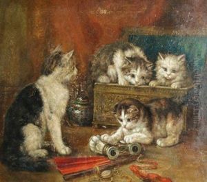Kittens Atplay by August Laux