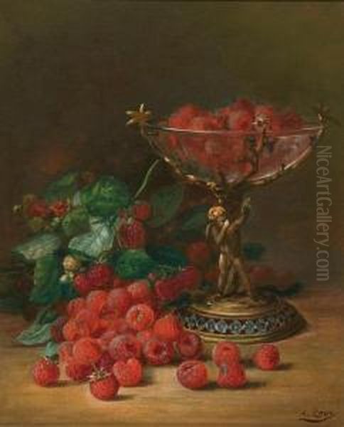 Raspberries In A Compote - view 1