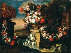 Natura Morta Con Fiori by Giuseppe Lavagna