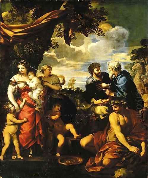 The meeting of Jacob and Laban - view 1