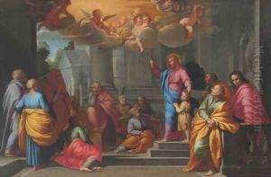 Christ blessing the Children Matthew, XIX 13-15