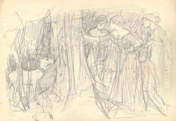 Study for 'The Mystic Wood' - view 1