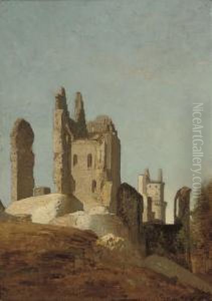 The Pierrefonds Ruins - view 1